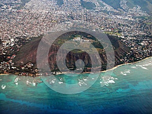 Diamond Head Crater Aerial