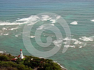 Diamond Head Lighthouse in Honolulu, Hawaii