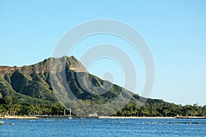 Diamond Head from Waikiki photo