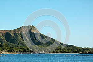 Diamond Head from Waikiki photo