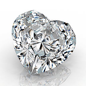 Diamond heart shape
