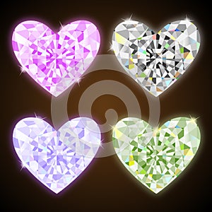 Diamond hearts