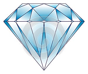 Diamant ilustrace 