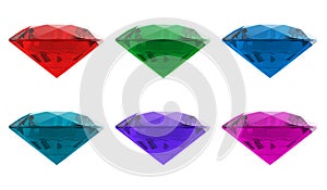 Diamond jewel high resolution 3D image