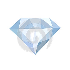 Diamond jewel isolated on white background