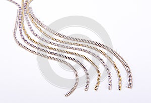 Diamond jewelery sparkling beads