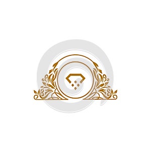 Diamond Jewellery Logo Design Vector Template