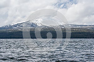 Diamond Lake recreational area in Oregon USA