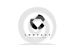 Diamond Letter C Logo Design