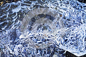 Diamond Like Ice Abstract Background Jokulsarlon Glacier Lagoon Iceland