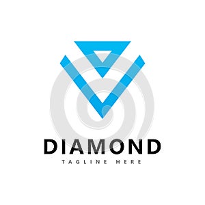Diamond logo vector design template