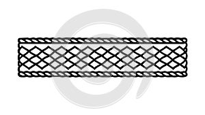 Diamond Mesh Pattern Geometric Texture Abstract Design, vector design Generative AI