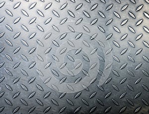 Diamond metal plate background