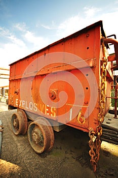 Diamond mine Explosives Cart #16 photo