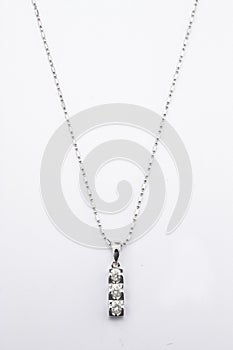 Diamond necklace photo