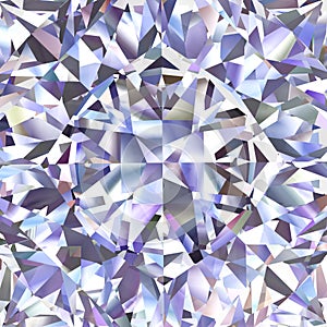Diamond pattern of colored brilliant triangles