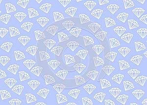 Diamond pattern icon  illustration on white background