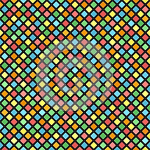 Diamond pattern. Vector seamless background