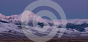 Diamond Peak in Twilight