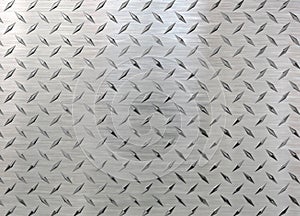 Diamond Plate Background 45 degree