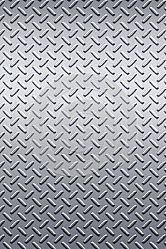 Diamond plate metal texture
