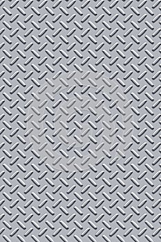 Diamond plate metal texture