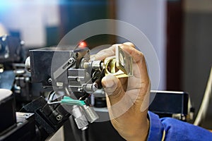 Diamond polishing factory