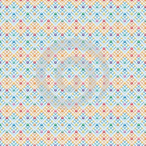 Diamond rack hang colorful Hannukah star seamless pattern