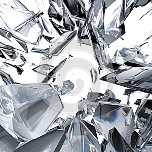 Diamond refraction background