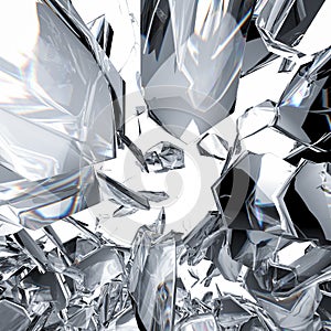 Diamond refraction background