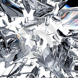 Diamond refraction background