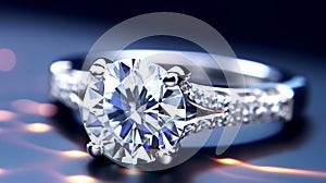 Diamond Ring Embracing Opulence
