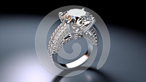 Diamond Ring Embracing Opulence