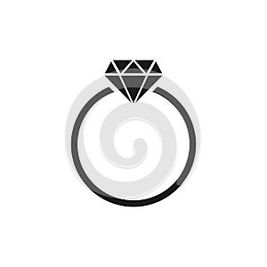 Diamond ring icon