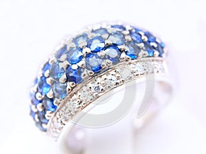 Diamond Sapphire Ring