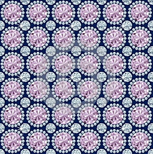 Diamond seamless Pattern / vector wallpaper