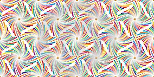 Diamond shape square twist colorful seamless pattern