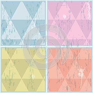 Diamond shaped pattern. Abstract, vector, EPS10