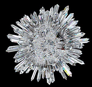 Diamond sphere with acute columns