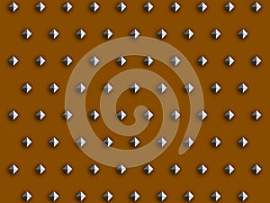 Diamond Studs on Gold