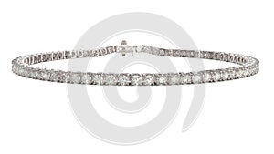 Diamond tennis bracelete photo