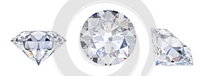 Diamond in three dimensions photo