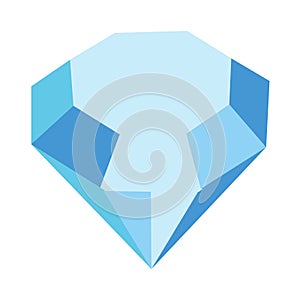 Diamond vector icon illustration