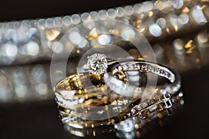 Diamond and Wedding Rings photo