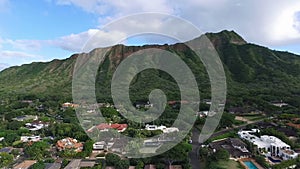 Diamondhead Mountain Land Mass Crater Oahu Hawaii