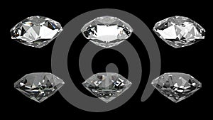 Diamonds black background