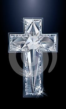 Diamonds brilliant christian cross