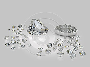 Diamonds, brilliants 10