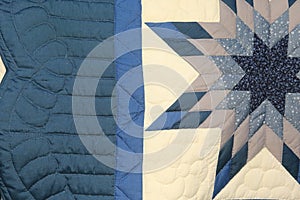 Diamonds closeup  Amish Handmade Quilt