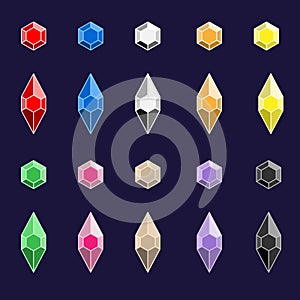 Diamonds color set